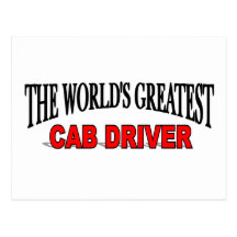 The World's Greatest Cab Driver Post Cards