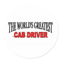 The World's Greatest Cab Driver Sticker