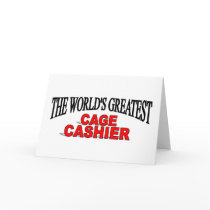 The World's Greatest Cage Cashier Card