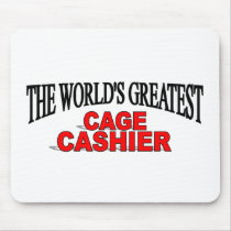 The World's Greatest Cage Cashier Mouse Pads
