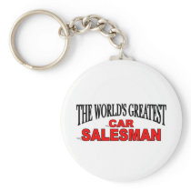 The World's Greatest Car Salesman Keychain
