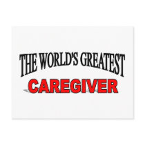 The World's Greatest Caregiver Postcards