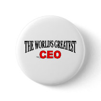 The World's Greatest CEO Pinback Button