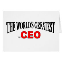 The World's Greatest CEO Card