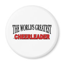 The World's Greatest Cheerleader Fridge Magnet