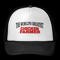 The World's Greatest Chicken Farmer hats
