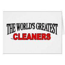 The World's Greatest Cleaners Cards