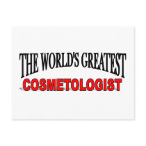 The World's Greatest Cosmetologist Postcards