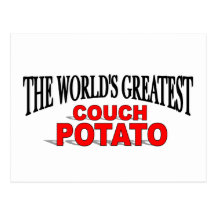 The World's Greatest Couch Potato Postcards