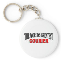The World's Greatest Courier Keychain