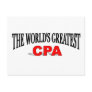 The World's Greatest CPA Postcard