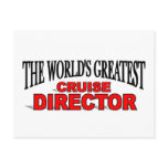 The World's Greatest Cruise Director postcards