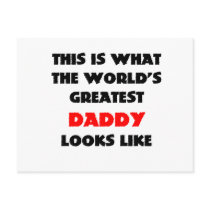 THE WORLDS GREATEST DAD POSTCARDS