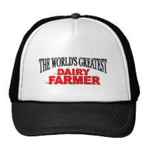 The World's Greatest Dairy Farmer Trucker Hats