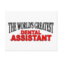 The World's Greatest Dental Assistant Postcards