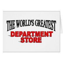 The World's Greatest Department Store Greeting Card