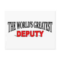 The World's Greatest Deputy Post Card