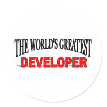 The World's Greatest Developer Stickers