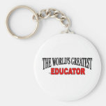 The World's Greatest Educator Key Chain