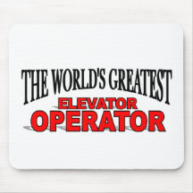 The World's Greatest Elevator Operator Mouse Mat