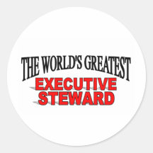 The Worlds Greatest Executive Steward Sticker