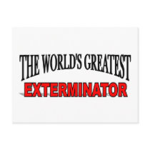 The World's Greatest Exterminator Postcards