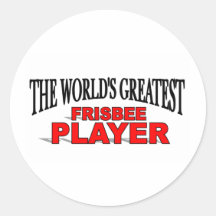 The World's Greatest Frisbee Player Stickers
