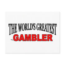 The World's Greatest Gambler Post Card