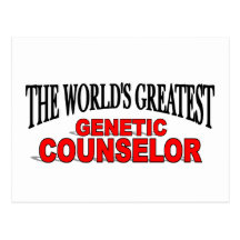 The World's Greatest Genetic Counsellor Postcards