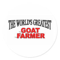 The World's Greatest Goat Farmer Stickers