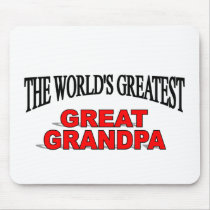 The World's Greatest Great Grandpa Mouse Pad