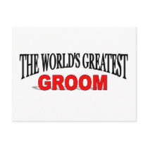 The World's Greatest Groom Postcard