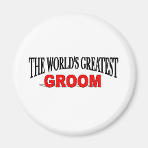 The World's Greatest Groom Refrigerator Magnet