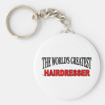 The World's Greatest Hairdresser Keychain