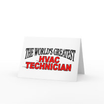 The World's Greatest HVAC Technician Card