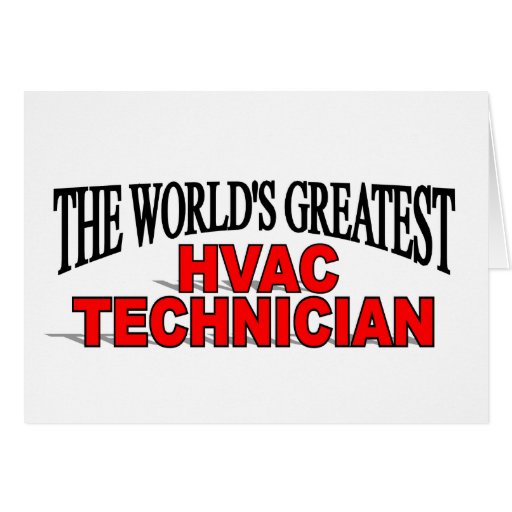The World's Greatest HVAC Technician Card
