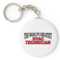 The World's Greatest HVAC Technician Keychains