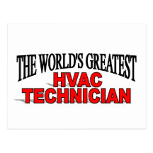 The World's Greatest HVAC Technician Postcards