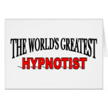 The World's Greatest Hypnotist Card