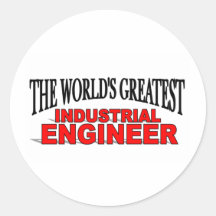 The World's Greatest Industrial Engineer Sticker