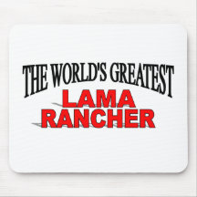 The World's Greatest Lama Rancher Mouse Pads