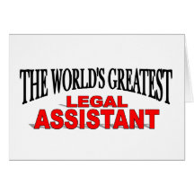 The World's Greatest Legal Assistant Card