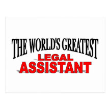 The World's Greatest Legal Assistant Post Card