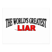 The World's Greatest Liar Postcard