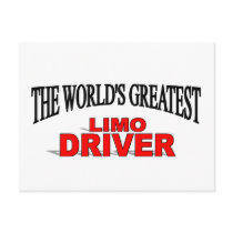 The World's Greatest Limo Driver Postcard