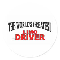 The World's Greatest Limo Driver Round Stickers