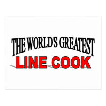 The World's Greatest Line Cook Post Cards