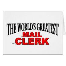 The World's Greatest Mail Clerk Cards
