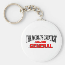 The World's Greatest Major General Keychain