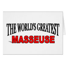 The World's Greatest Masseuse Card